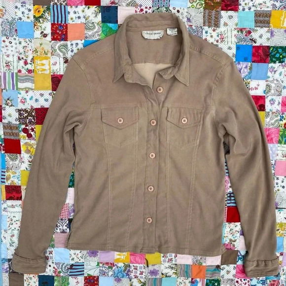 Vintage Lemon Grass Button Up Shirt - Picture 2 of 4